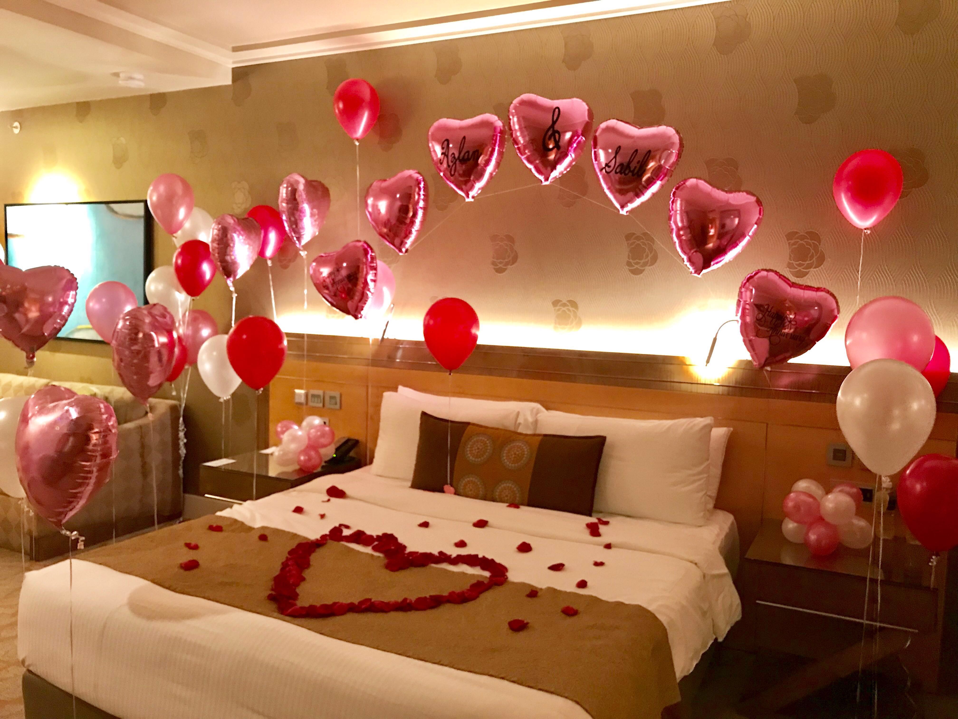 Hotel Room  Flower and Balloon  Decor  Everything Else on 