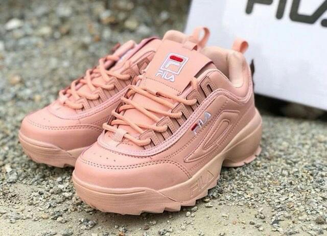 kasut fila pink