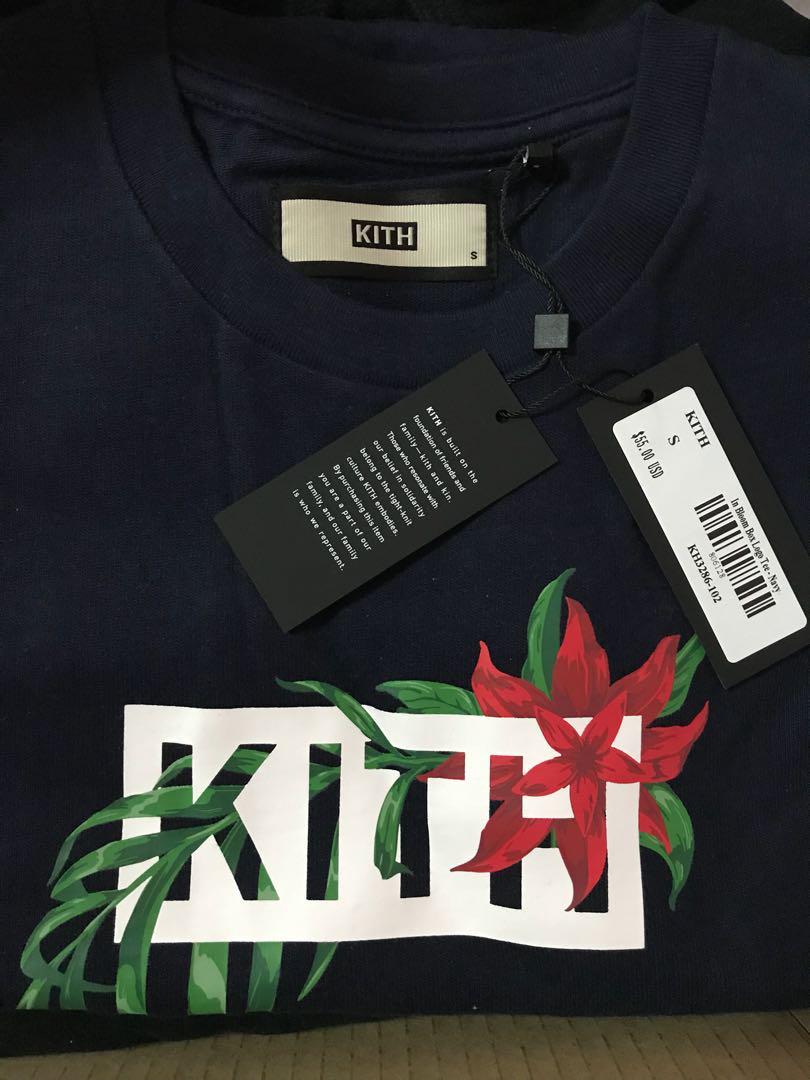 KITH IN BLOOM CLASSIC LOGO TEE Men s Fashion Tops Sets