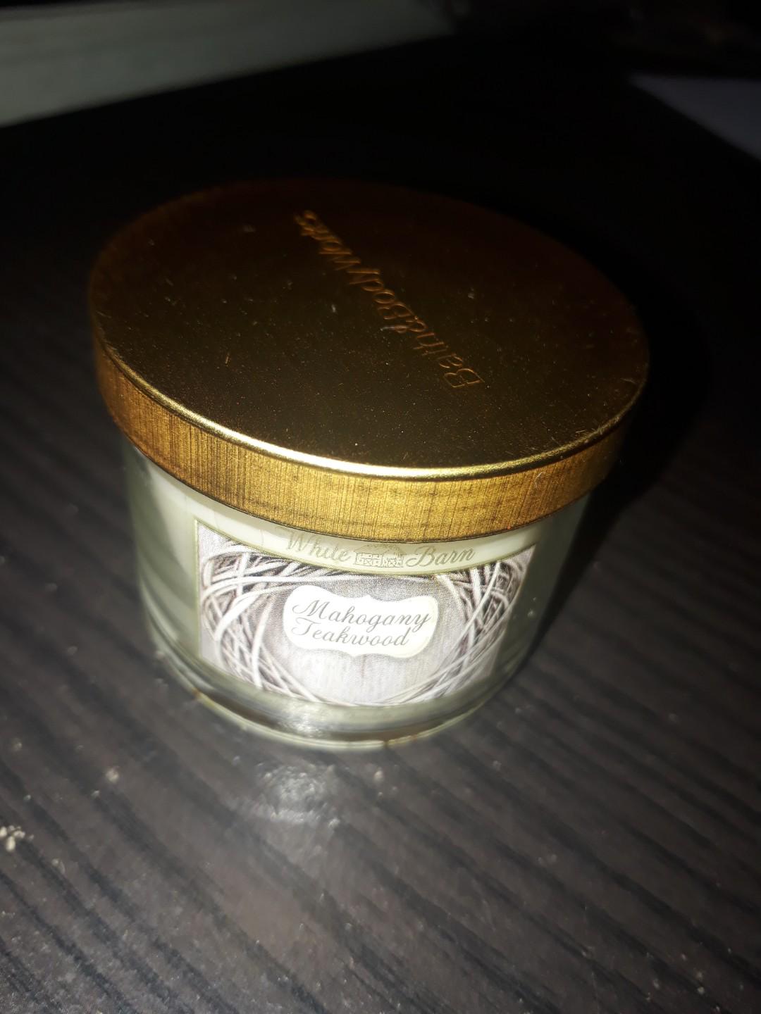 Lilin Aromaterapi Bath And Body Works Mahogany Teakwood Health