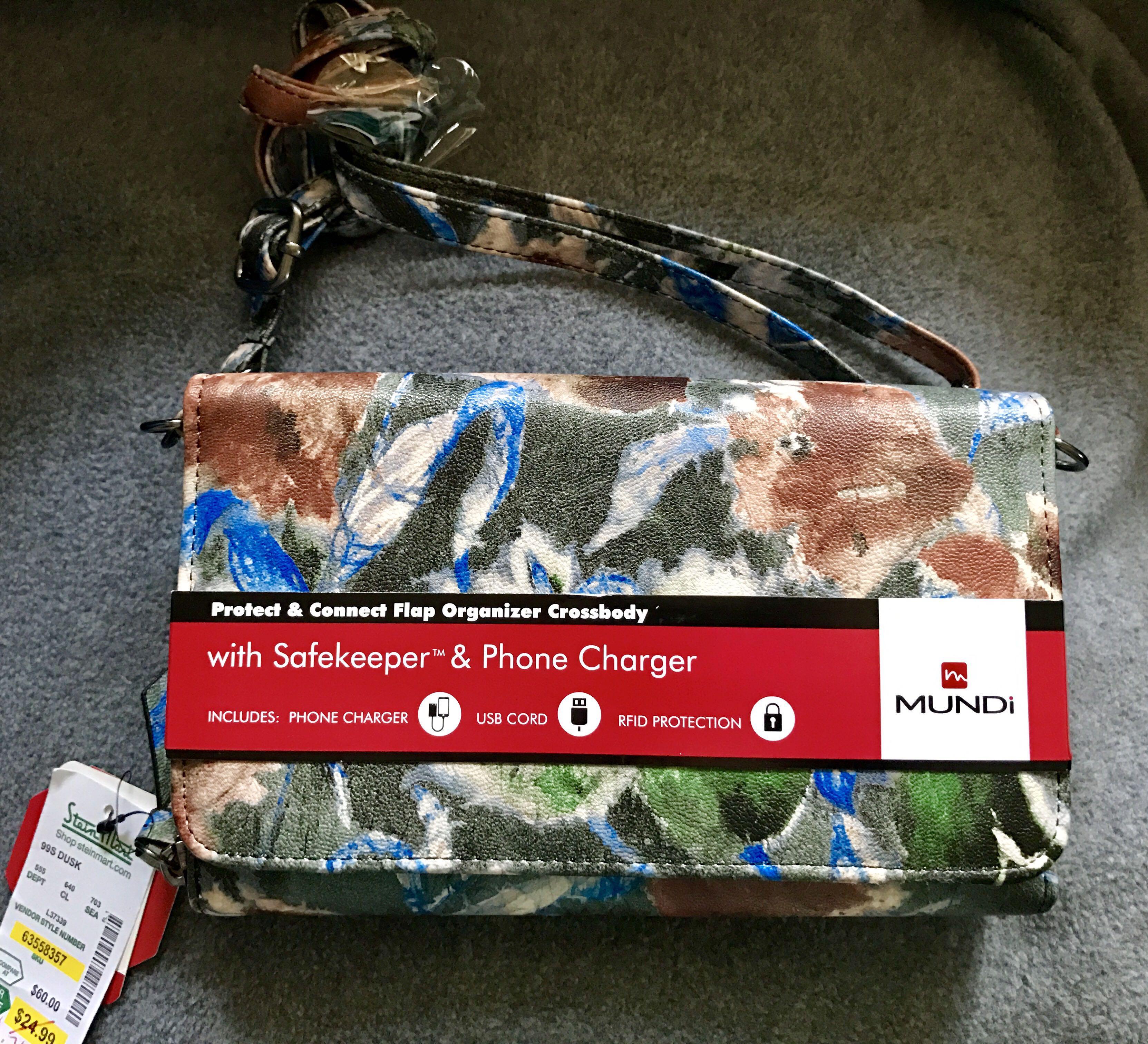 mundi wallets with phone charger