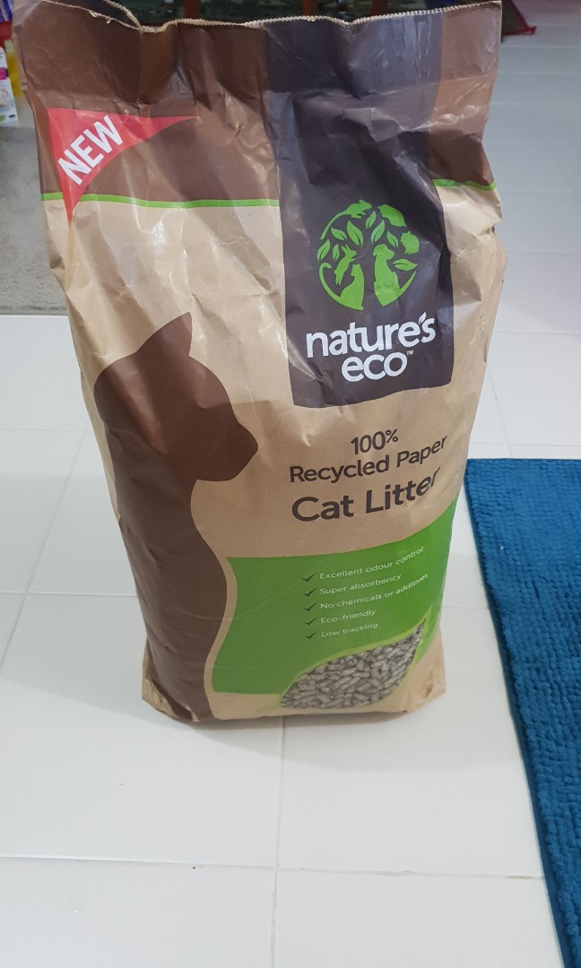 Nature eco 30 litre Cat Litter recycle paper, Pet Supplies, Homes