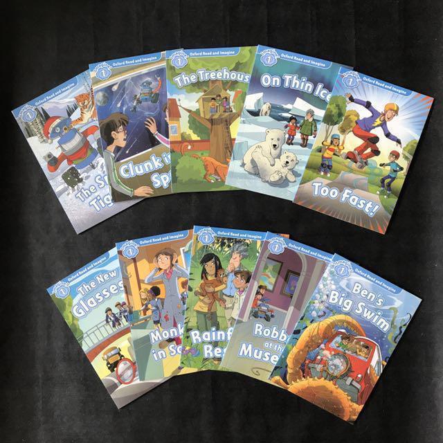New Oxford Read And Imagine Level 1 10 Books Set Children