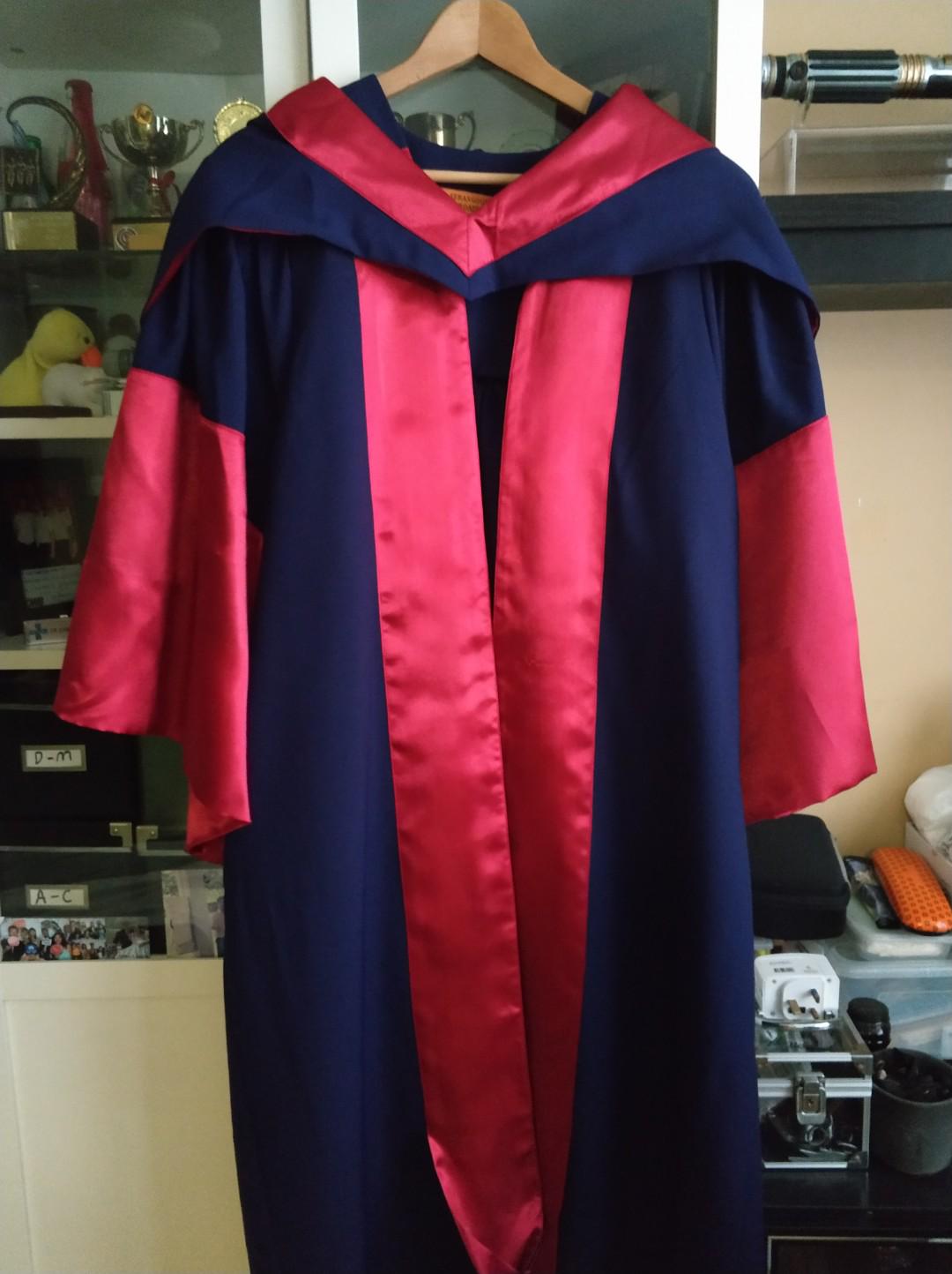 NUS masters of medicine graduation gown and hat, Men's Fashion, Coats