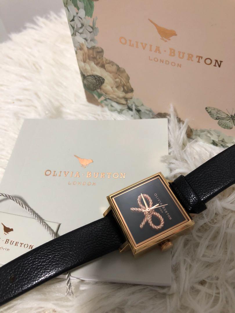Preloved Almost New Olivia Burton Ribbon Square Watch Mobile