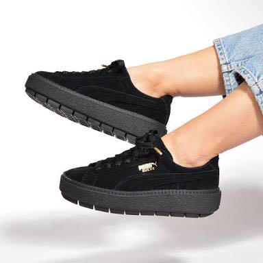 puma trace platform trainers