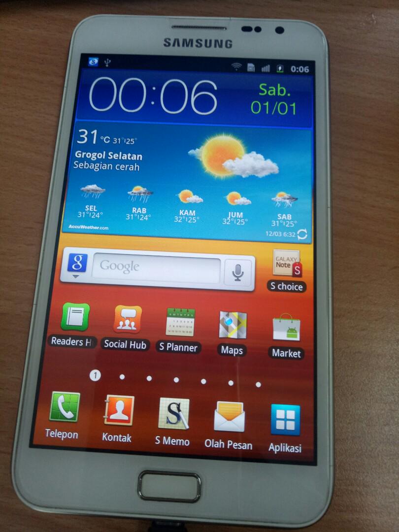 Samsung Galaxy Note 1 Gt N7000 Telepon Seluler Tablet Di Carousell
