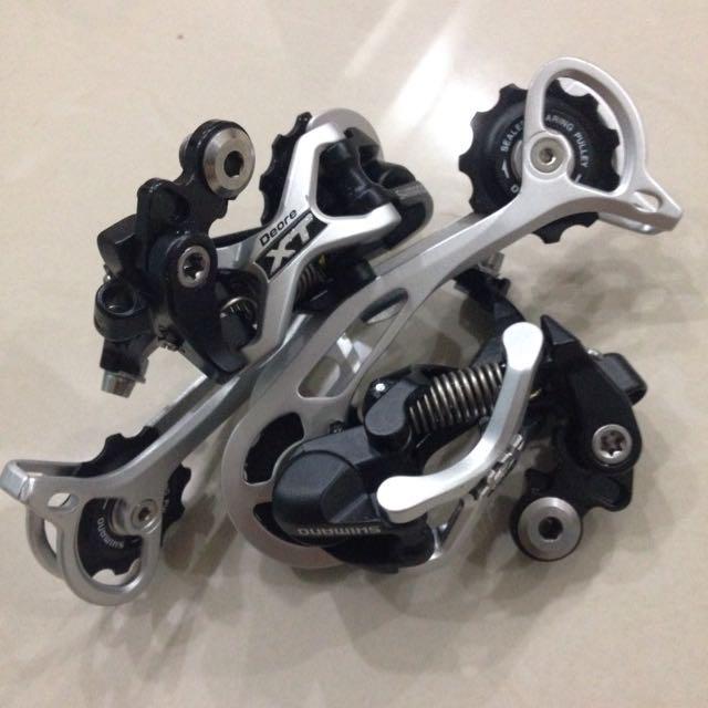 Peuter radioactiviteit Mangel Shimano Deore XT M772 Rear Derailleur, Sports Equipment, Bicycles & Parts,  Parts & Accessories on Carousell