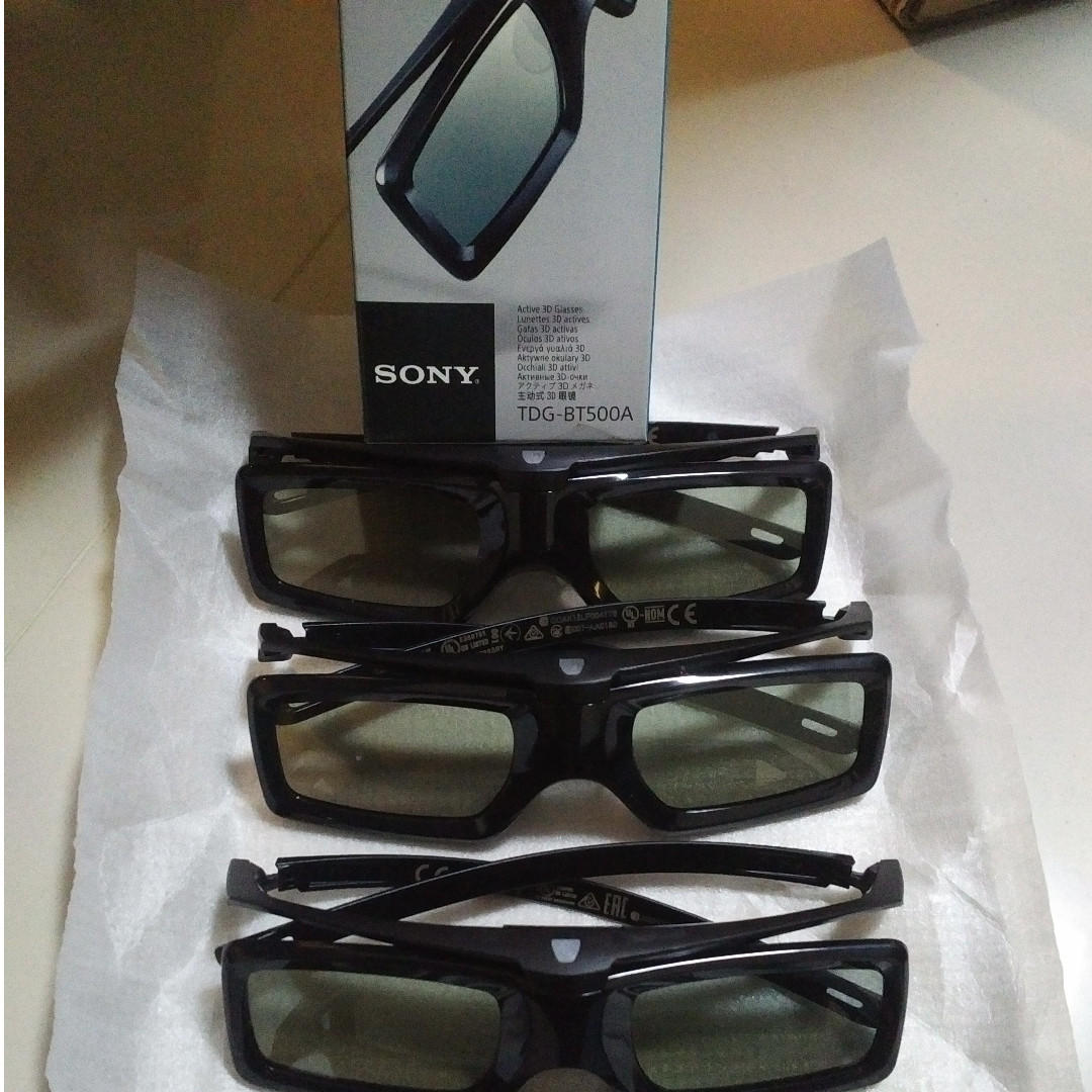 Sold Used Sony Tdg Bt500a Active 3d Glasses 4nos Home Appliances Tvs Entertainment Systems On Carousell