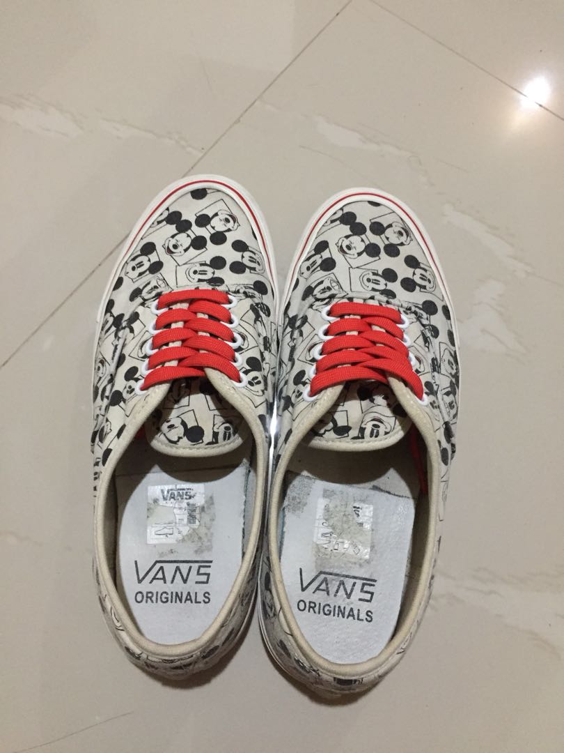 mickey mouse authentic vans