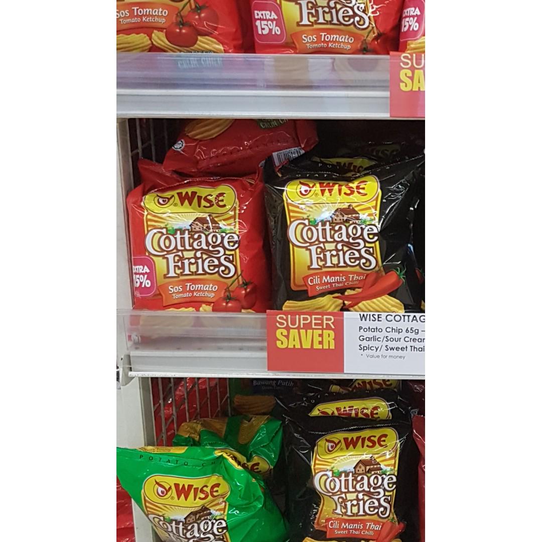 Wise Cottage Fries Potato Chip Food Drinks Packaged Snacks On Carousell