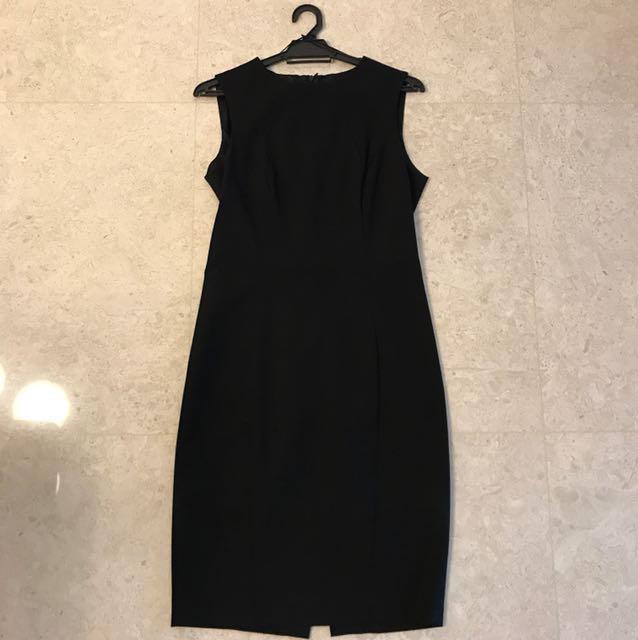 zara women black dress