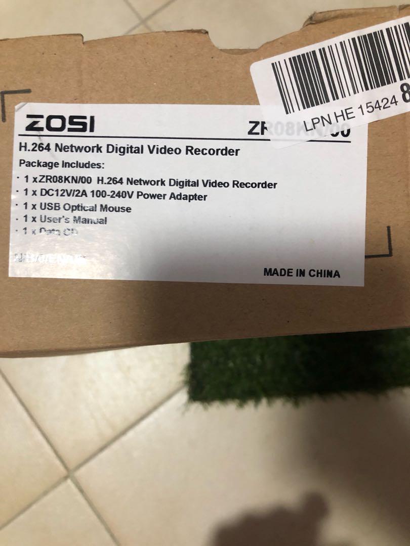Zosi DVR network digital video recorder, Photography, Video Cameras on