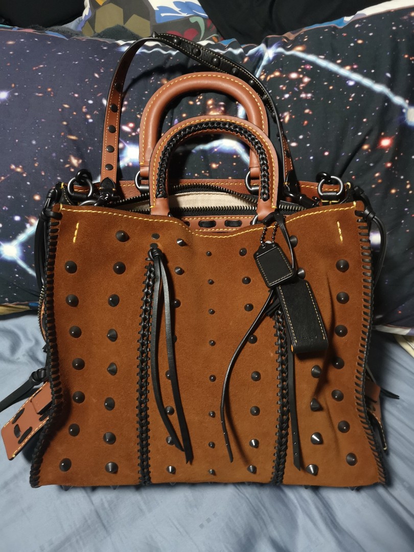 ? Auth Coach 1941 Rogue 36 studded bag, Luxury, Bags & Wallets on Carousell