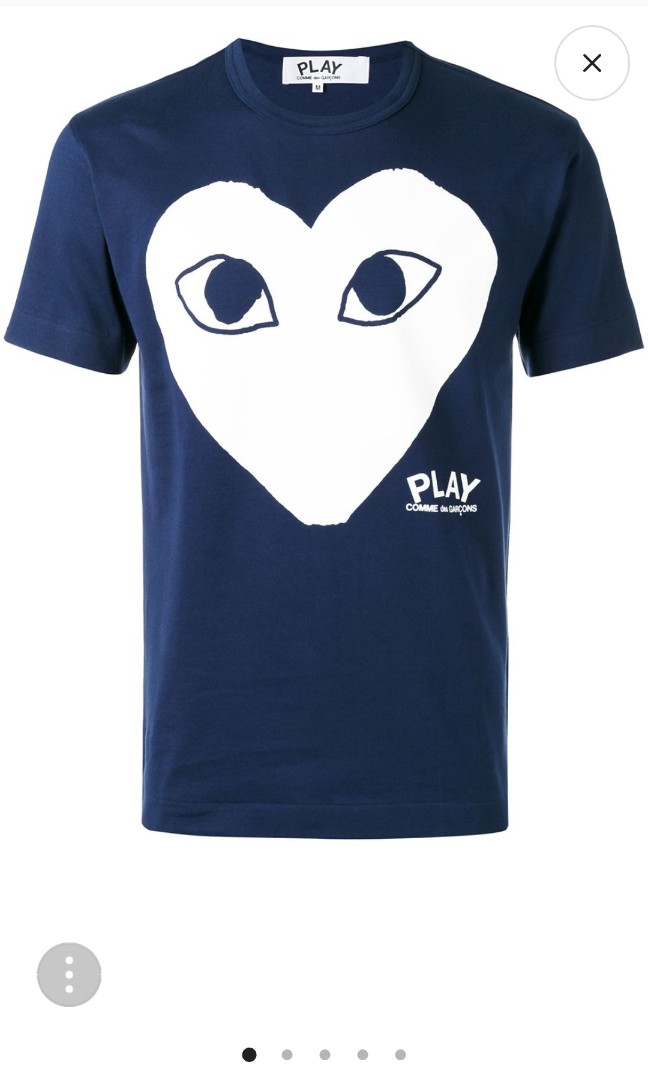 Authentic Comme Des Garcons Play Tee T-shirt Top, Luxury, Apparel, Women's  on Carousell