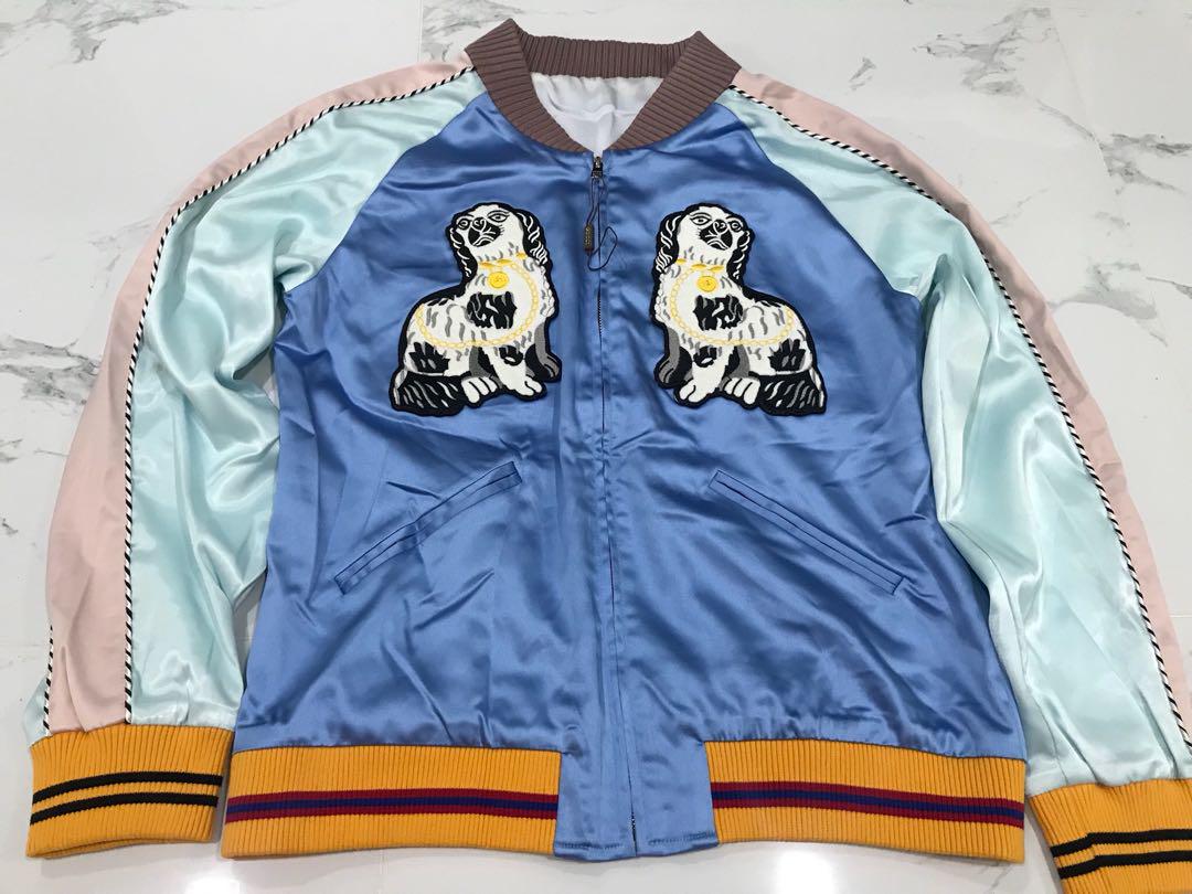 gucci dog bomber jacket