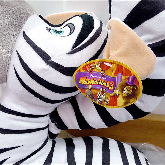 large zebra soft toy