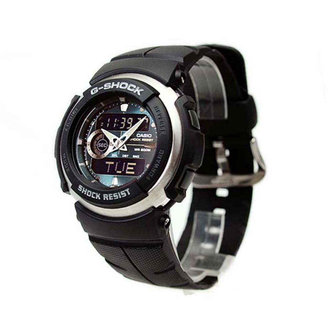 Casio G Shock Analog Digital Black Sports Mens Watch G 300 3a Men S Fashion Watches On Carousell