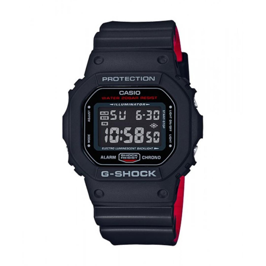 Casio G Shock Black Red Heritage Color Series Watch DW 5600HR 1D