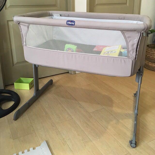 Chicco next to me crib dove grey 2025
