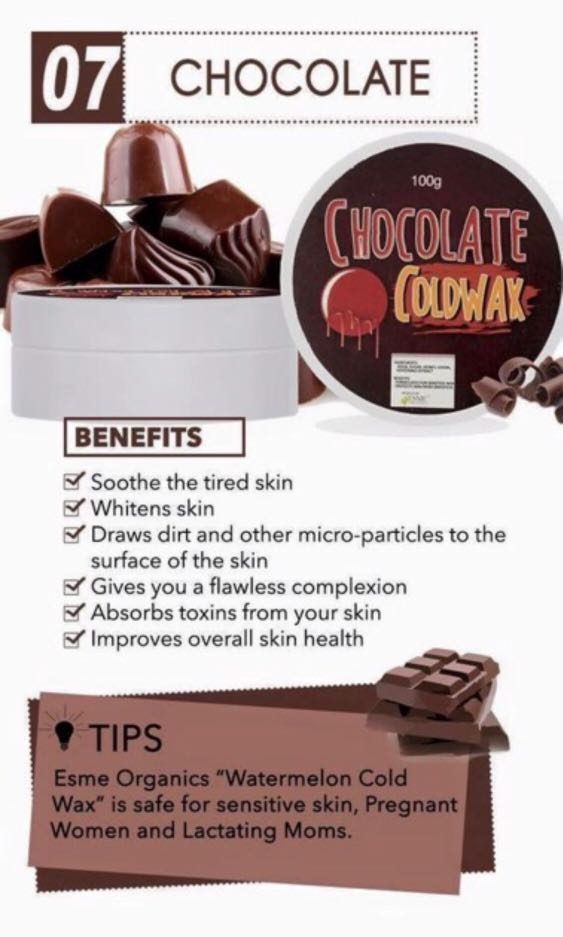 Chocolate Cold Wax Hair Removal On Carousell