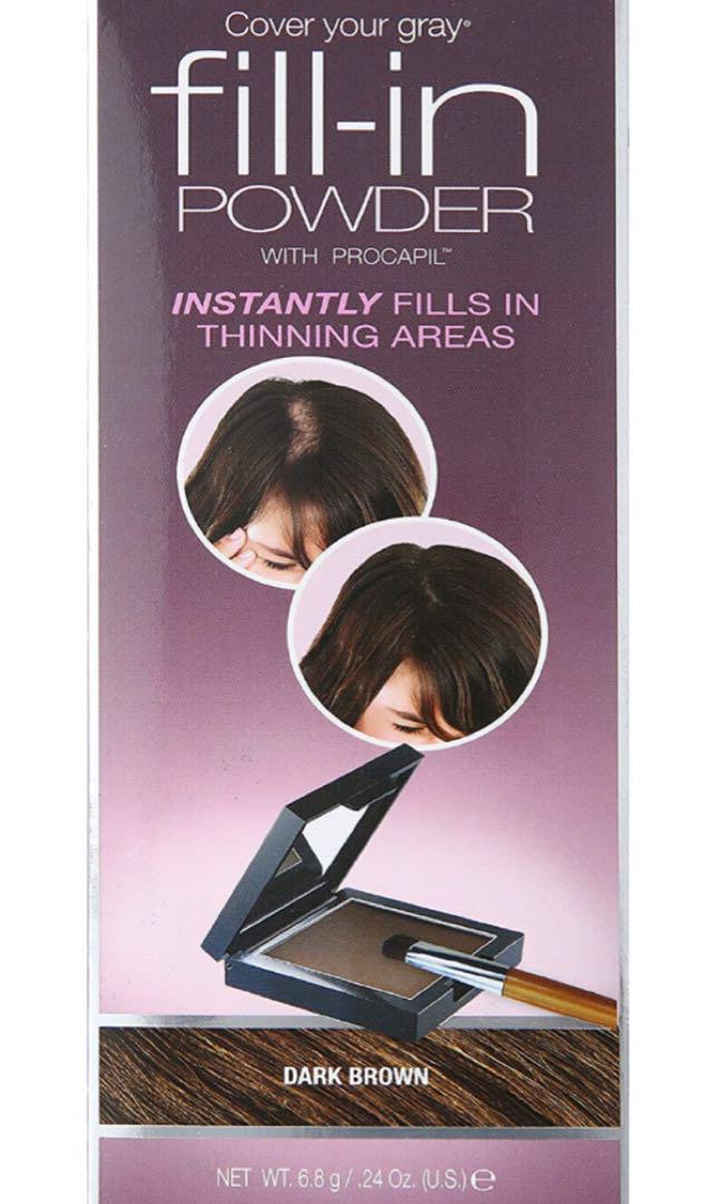Cover Your Gray Fill In Powder Dark Brown 0 24 Ounce Health