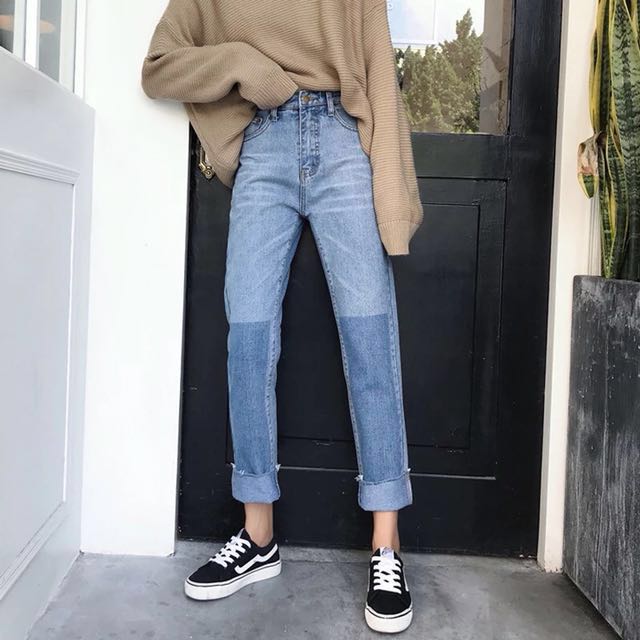 Jeans with 2 stripes clearance