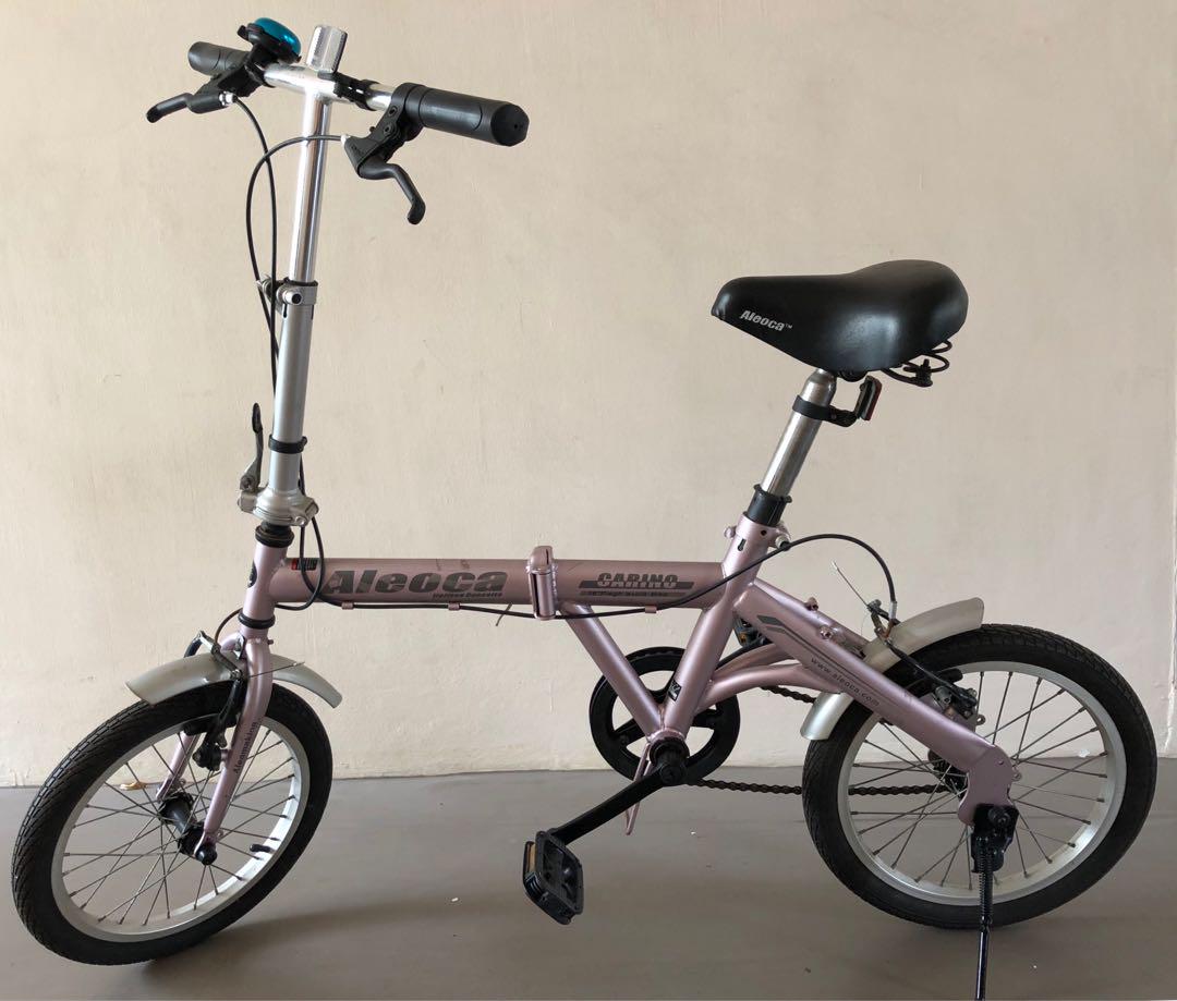 Foldable Aleoca Carino Bicycle Sports Equipment Bicycles Parts Bicycles on Carousell