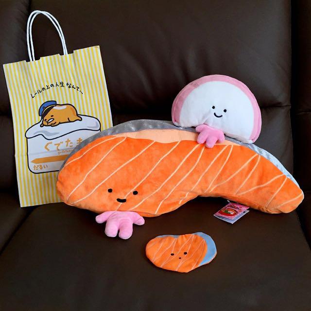 salmon plush toy