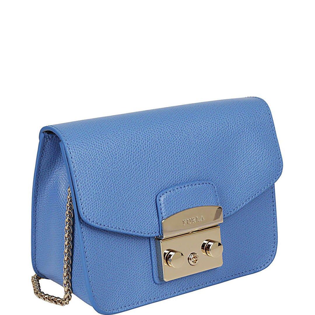 Furla Metropolis Crossbody in Celeste