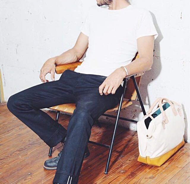 Heritage Leather Co. 16” Canvas Mason Tool Bag, Luxury, Bags & Wallets