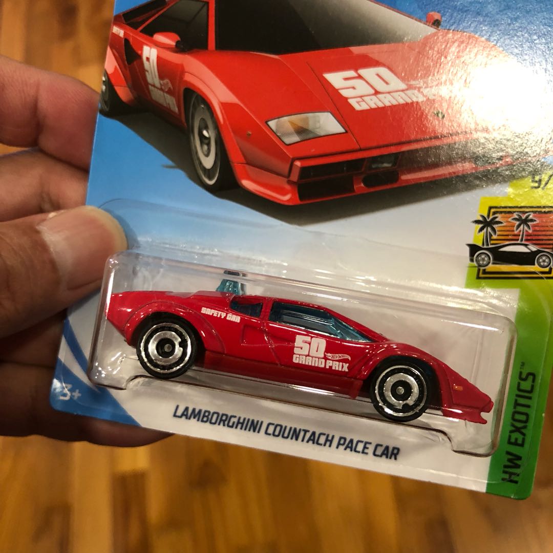 hot wheels countach pace car