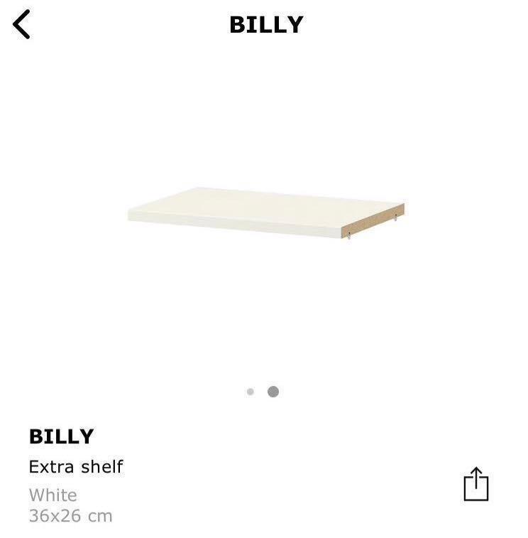 Ikea Billy Extra Shelf Furniture Shelves Drawers On Carousell