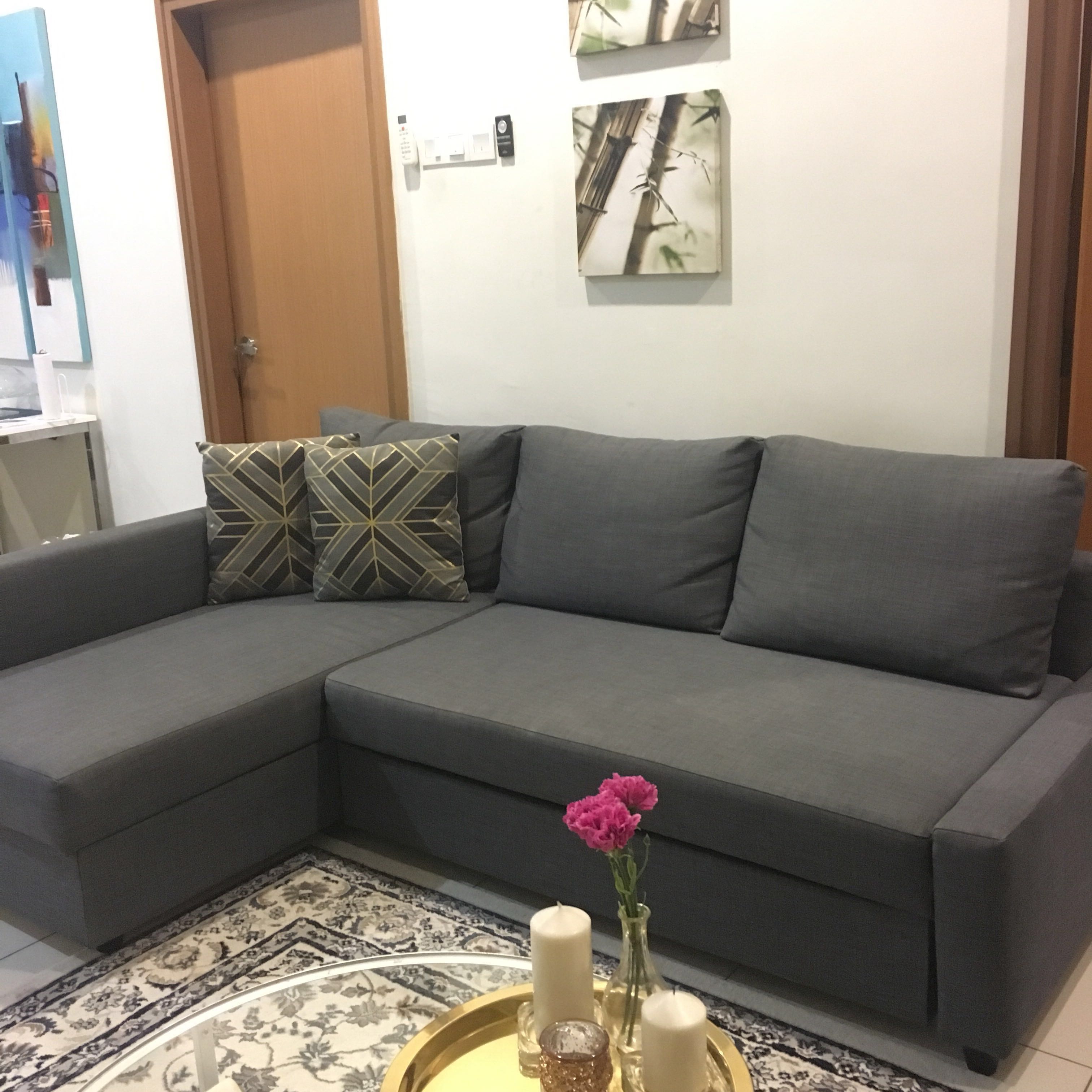 Ikea l cheap shaped sofas