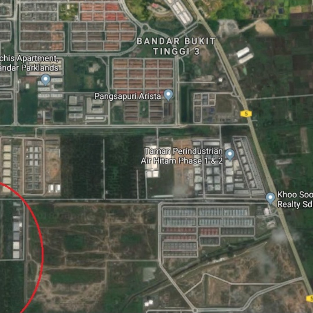 Kampung Air Hitam, Klang, 5.231ac Freehold Industrial Land For Sale