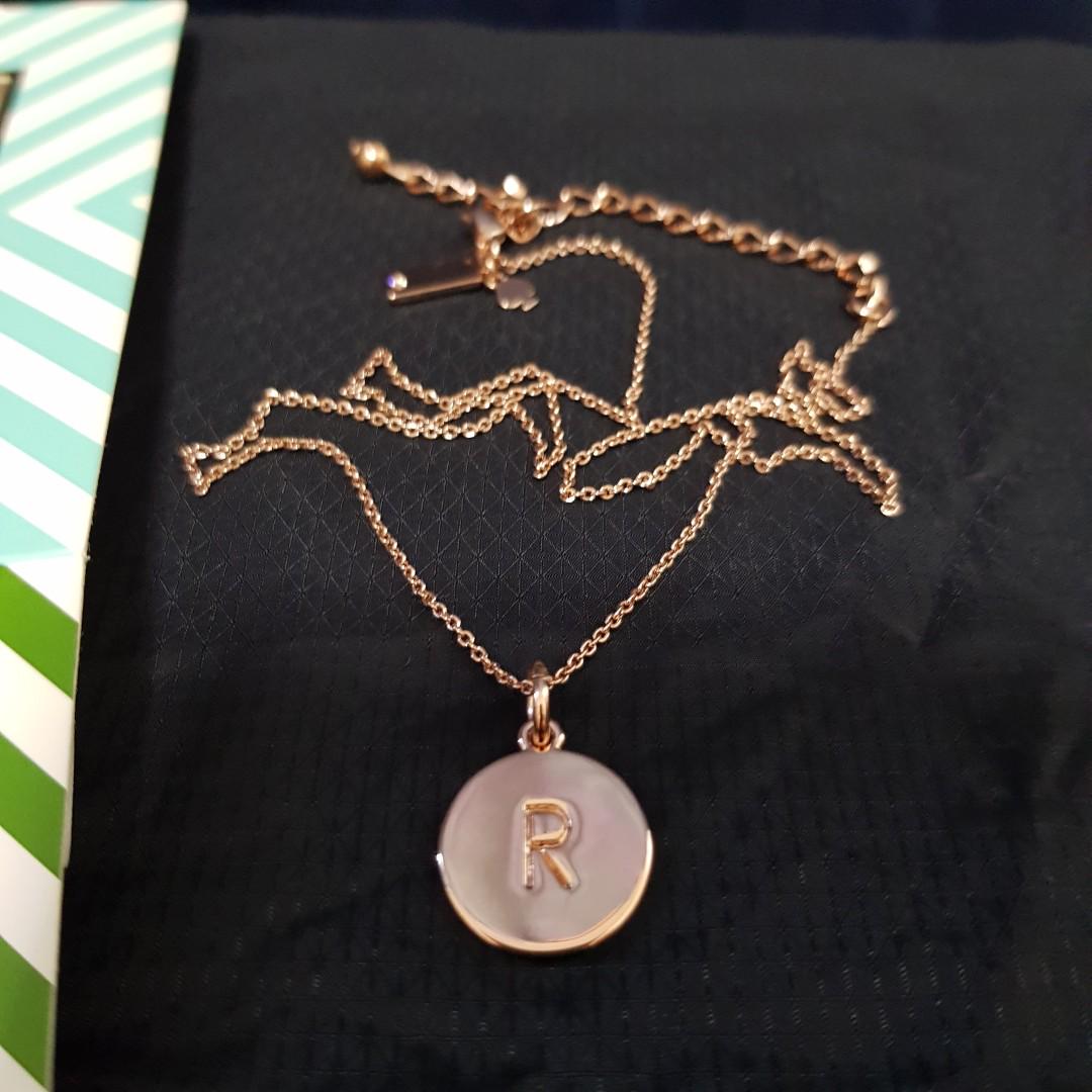 Kate spade r necklace on sale