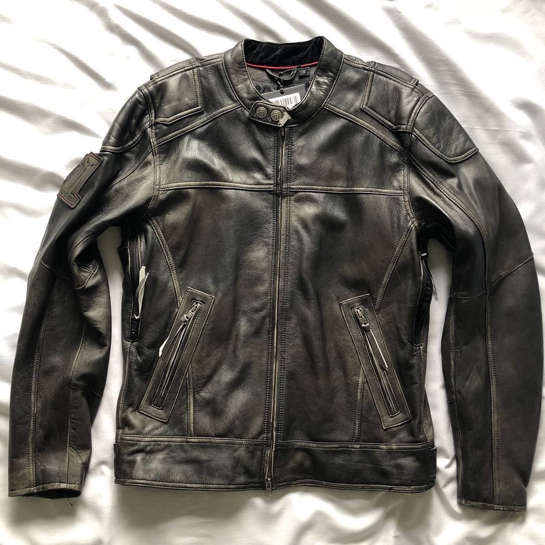 Leather Harley Riding Jacket Motorbikes Motorbike Apparel On Carou Photo