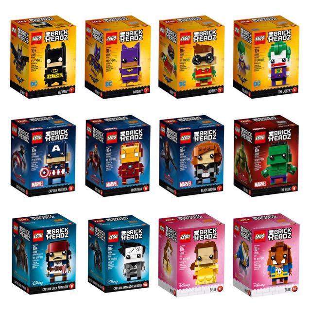 41585 Batman NEW SEALED 41586 Batgirl LEGO® Brickheadz Pack
