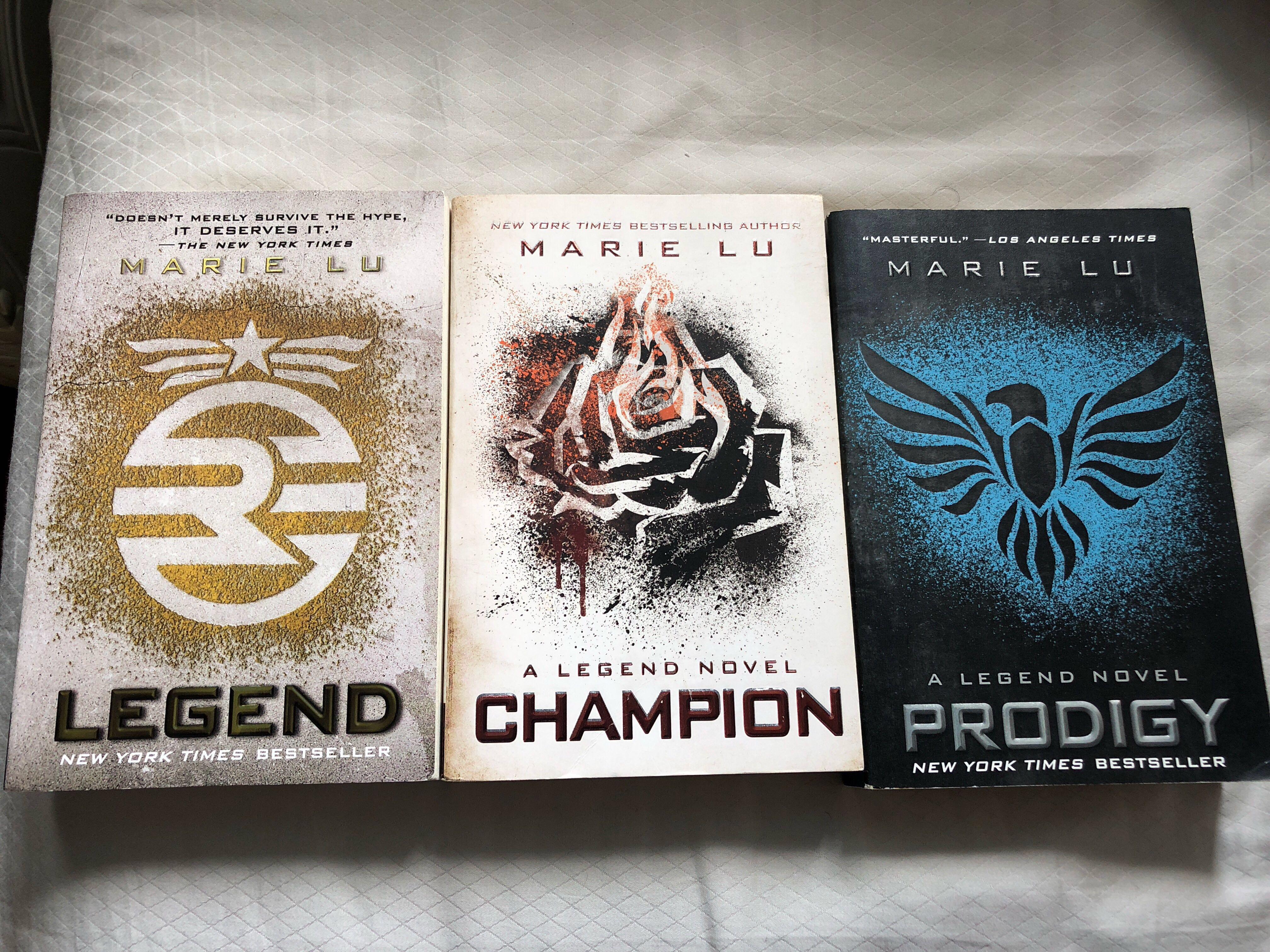Legend Series By Marie Lu Books Stationery Fiction On Carousell