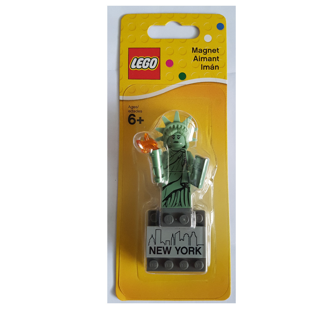 Lego magnet statue of shop liberty