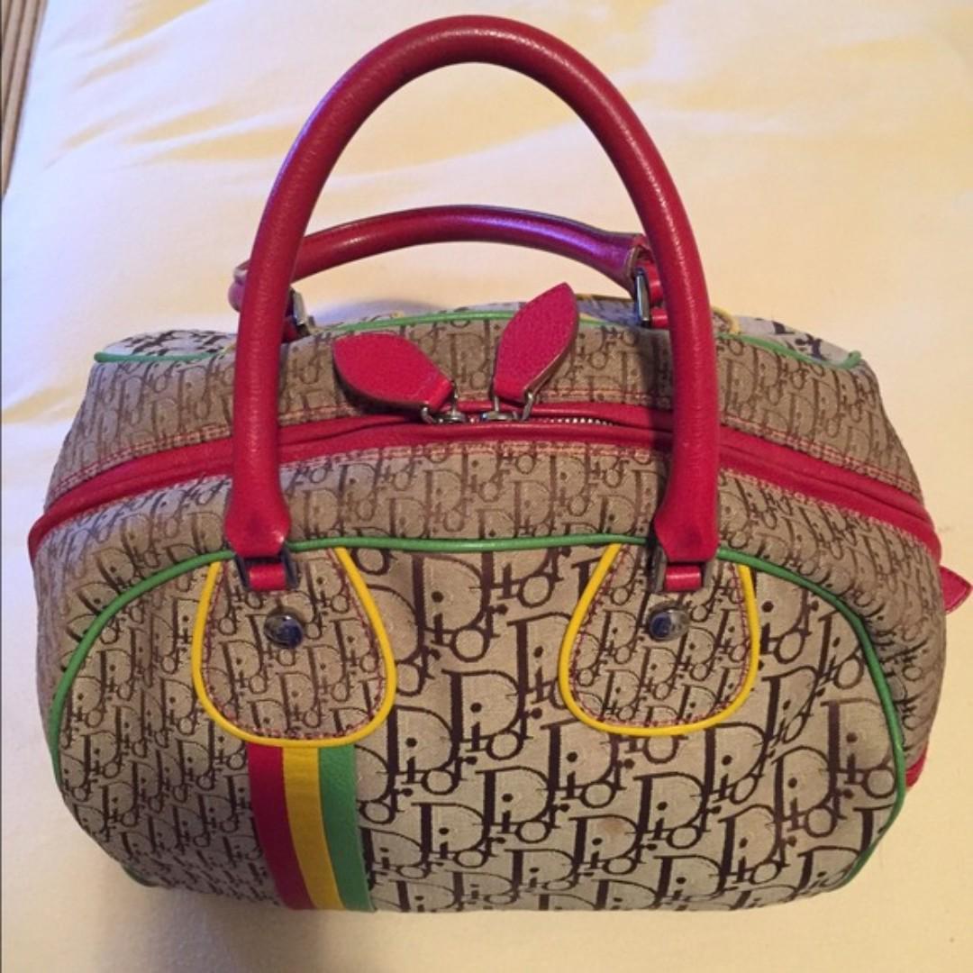 Dior rasta new arrivals bowling bag