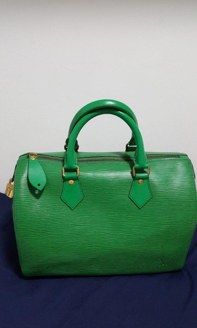 Louis Vuitton Green Epi Leather Speedy 30 Handbag