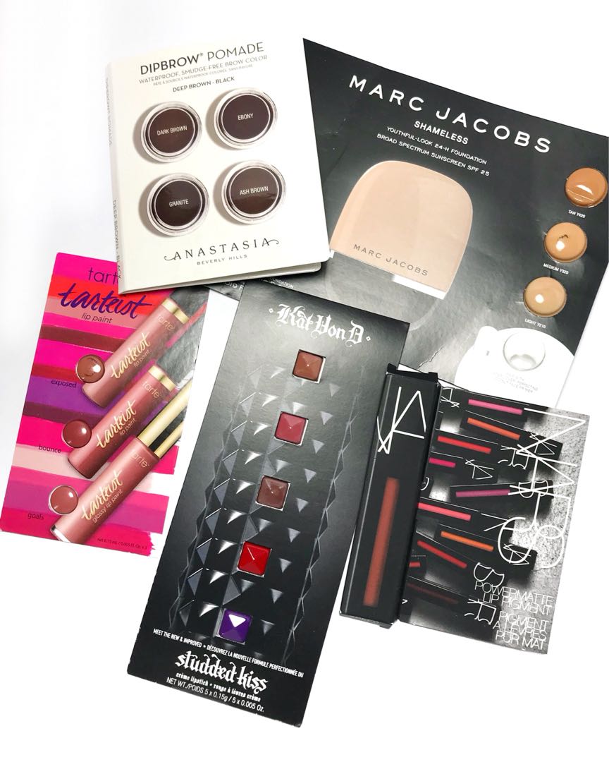 Makeup Samples Bundle Anastasia Marc Jacobs Tarte Kat Von D