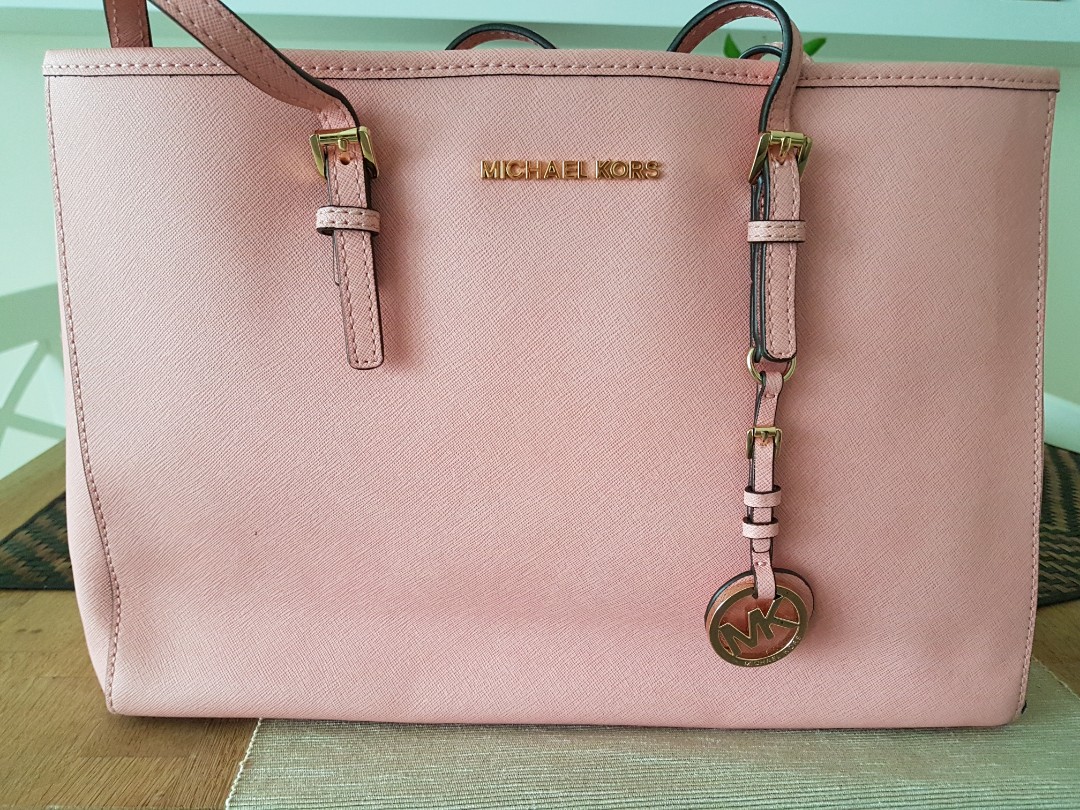 baby pink mk bag