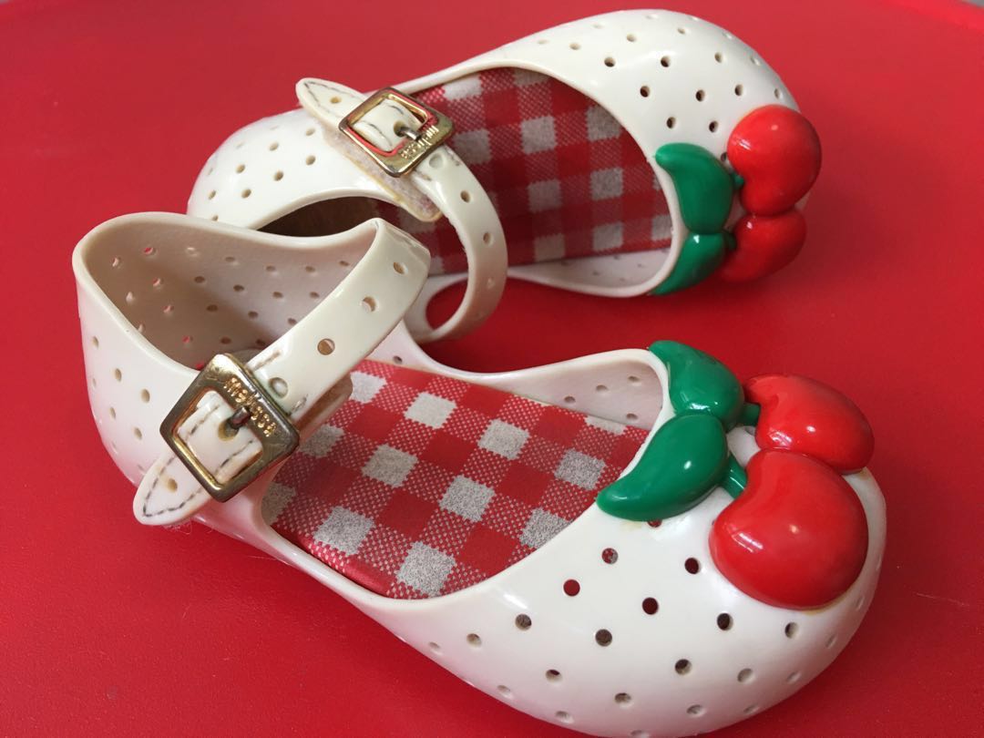 Mini Melissa Cherry Shoes US7