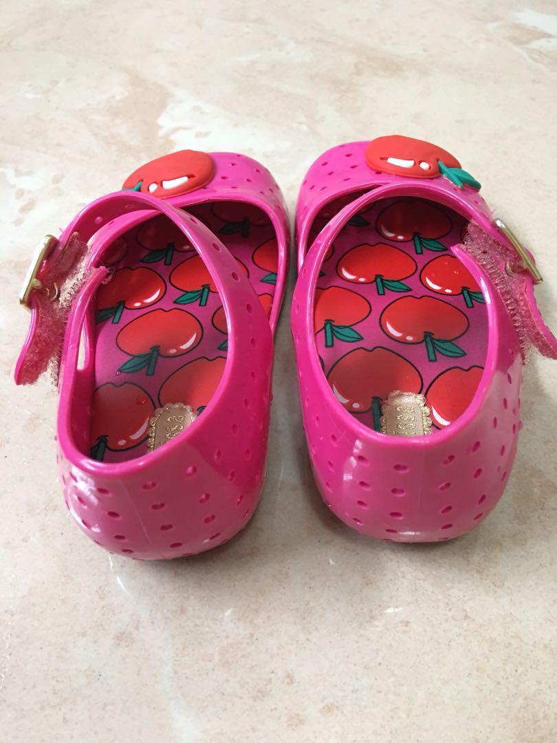 Mini Melissa Jelly Apple Shoes