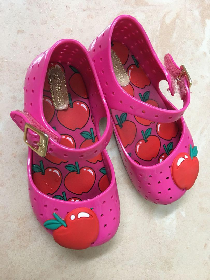 Mini Melissa Jelly Apple Shoes