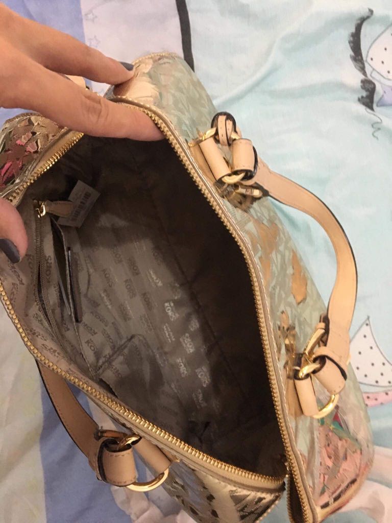 mk gold bag