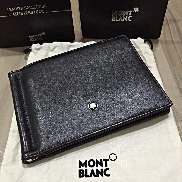 Montblanc Meisterstuck Money Clip Wallet, Men's Fashion, Watches ...