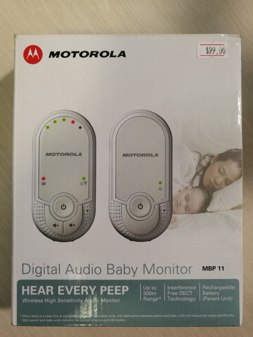 motorola digital audio baby monitor mbp11